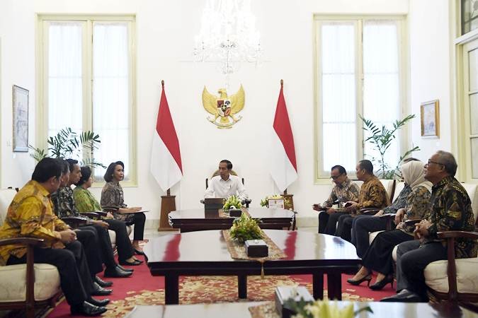 Pansel Calon Pimpinan KPK Bertemu Presiden Jokowi