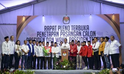 KPU Resmi Tetapkan Presiden dan Wapres Terpilih Periode 2019-2024