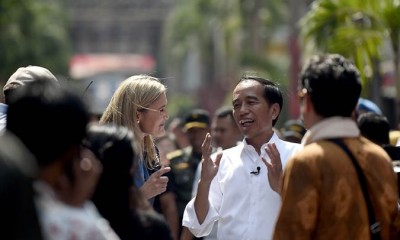 Presiden Jokowi Jalan-jalan ke Pasar Baru