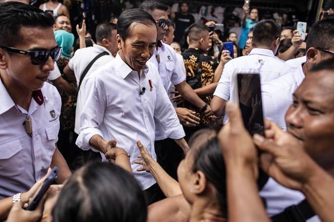 Presiden Jokowi Jalan-jalan ke Pasar Baru