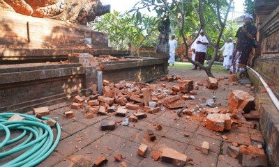 Kerusakan Akibat Gempa di Bali