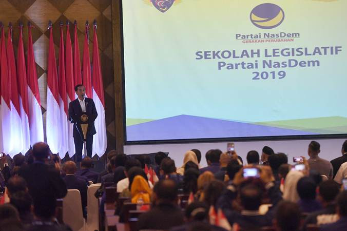 Presiden Jokowi Hadiri Pembukaan Sekolah Legislatif Partai Nasdem