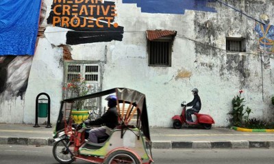 Wisata Lukisan Mural Bangunan Tua di Medan