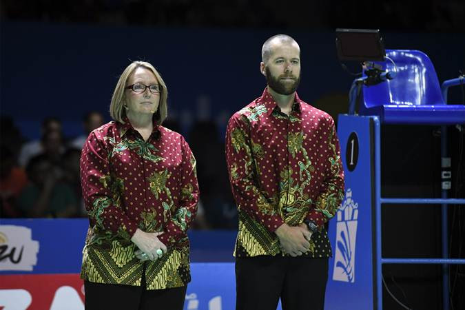 Ofisial Pertandingan Indonesia Open 2019 Kenakan Busana Tradisional