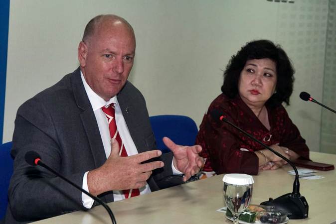Duta Besar Selandia Baru Jonathan Austin Kunjungi Kantor Bisnis Indonesia