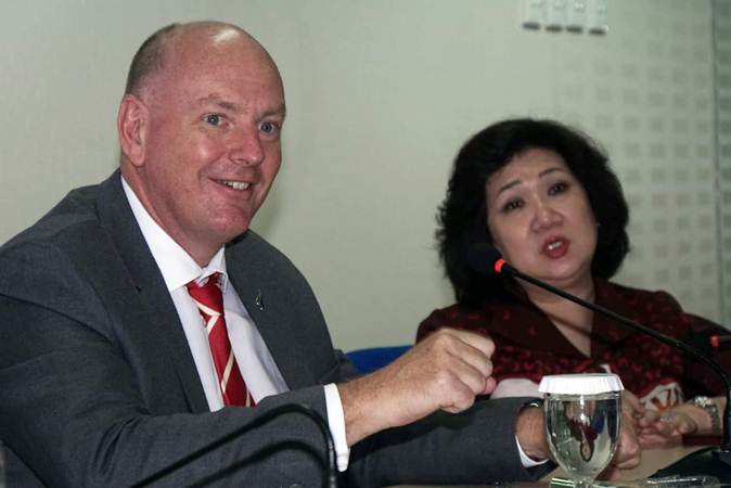 Duta Besar Selandia Baru Jonathan Austin Kunjungi Kantor Bisnis Indonesia