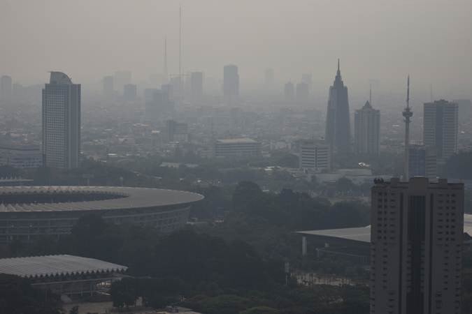 Polusi Udara Jakarta pada Senin (29/7) Tertinggi di Dunia Versi AirVisual 