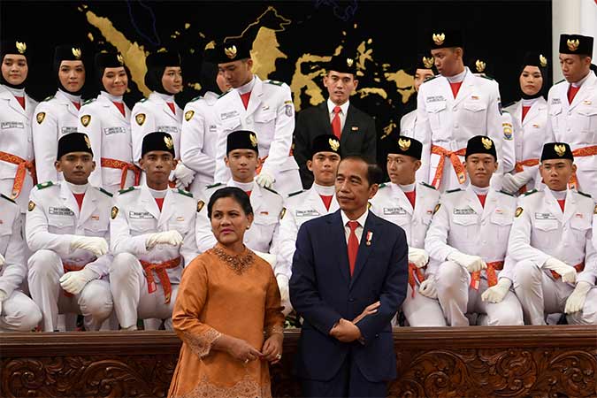 Pengukuhan  Pasukan Pengibar Bendera Pusaka 