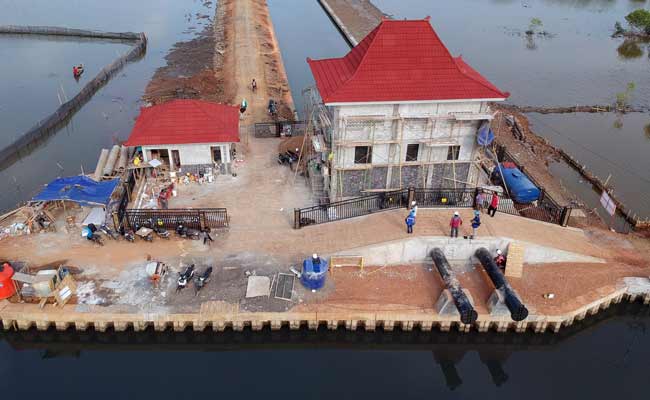 PEMBANGUNAN RUMAH POMPA AIR PEKALONGAN 