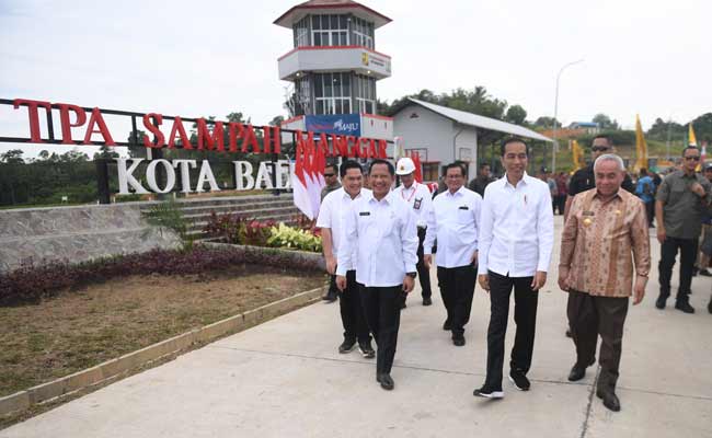 PRESIDEN MERESMIKAN TPA MANGGAR 