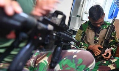 PEMBERSIHAN SENJATA PASUKAN KHUSUS TNI AL