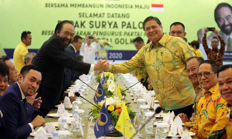 PERTEMUAN PARTAI GOLKAR DAN PARTAI NASDEM