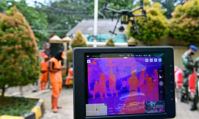 PINDAI SUHU TUBUH DENGAN DRONE