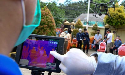 PINDAI SUHU TUBUH DENGAN DRONE