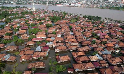 BANJIR DI JAMBI BERANGSUR SURUT