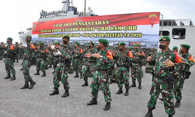 PELEPASAN PASUKAN PENJAGA PERBATASAN RI-PNG