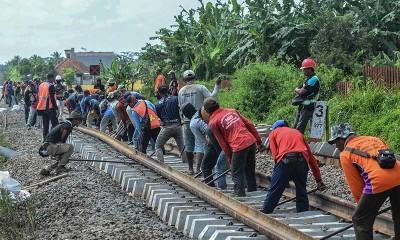 PENINGKATAN JALUR KERETA API SELATAN JAWA