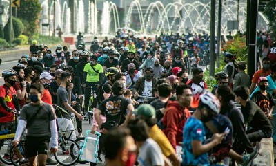 Jalan Sudirman-Thamrin Jakarta Dipenuhi Pesepeda