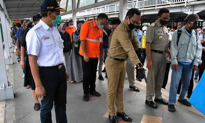 Gubernur Anies Baswedan Tinjau Stasiun Bogor