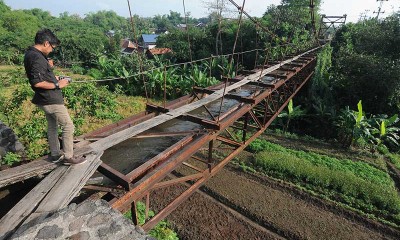 Jembatan Zaman Belanda Masih Digunakan Hingga Sekarang