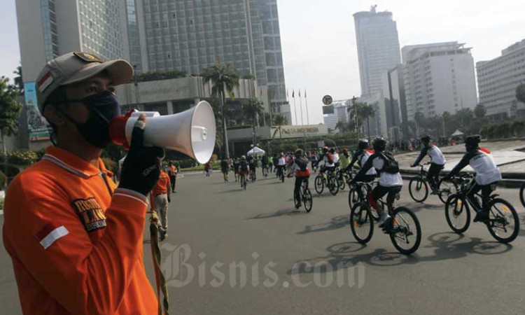Car Free Day Jakarta Kembali Dibuka, Banyak Warga Abaikan Protokol Kesehatan