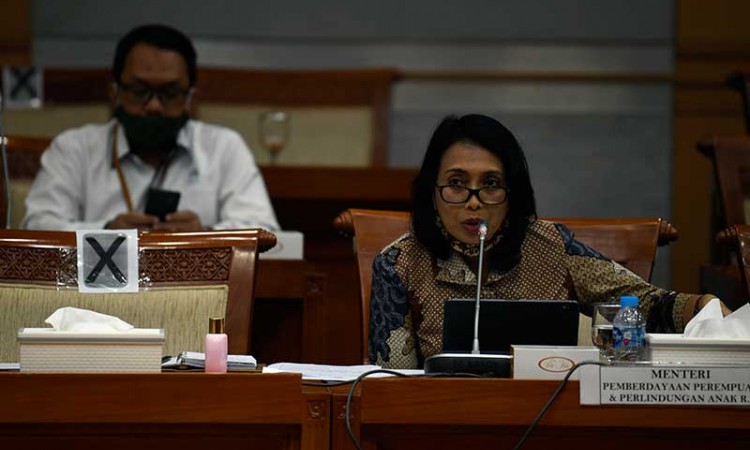 Menteri KPPA I Gusti Ayu Bintang Darmawati Rapat Bersama DPR Bahas RKP 2021