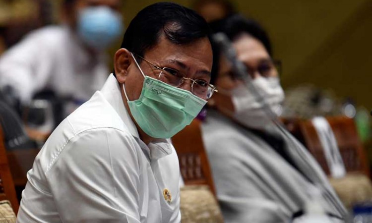 Menteri Kesehatan Terawan Agus Putranto Raker Dengan DPR Bahas Pendahuluan RAPBN