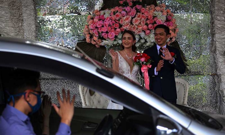 Hotel di Tangerang Gelar Pesta Pernikahan Secara Drive Thru