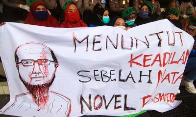 Aliansi Mahasiswa Kalbar Menuntut Keadilan Untuk Kasus Novel Baswedan