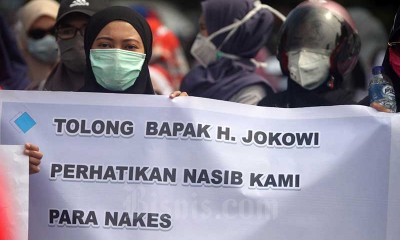 Tenaga Kesehatan di Makassar Tuntut Rumah Sakit Faisal Bayarkan Insentif