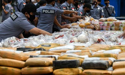 Polisi Musnahkan Barang Bukti Narkoba dari 25 Tersangka