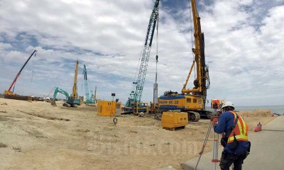 Pembangunan Pelabuhan Makassar New Port Terus Dilanjutkan di Tengah Pandemi Covid-19