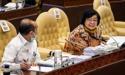 Siti Nurbaya Raker Dengan DPR Membahas Progam Stategis Yang Terdampak Covid-19