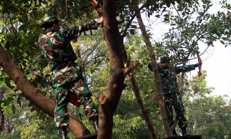 Prajurit Korps Marinir Ikuti Lomba Memanah