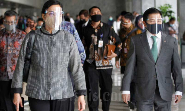 Sri Mulyani Indrawati Hadiri Rapat Paripurna DPR