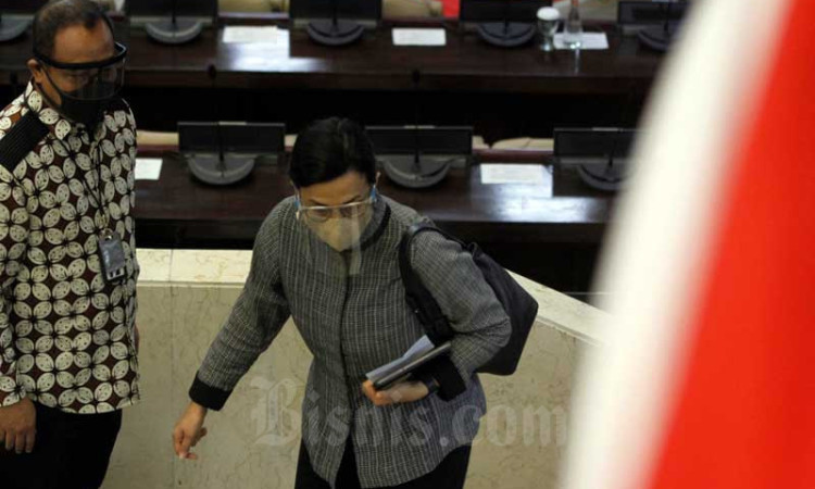 Sri Mulyani Indrawati Hadiri Rapat Paripurna DPR