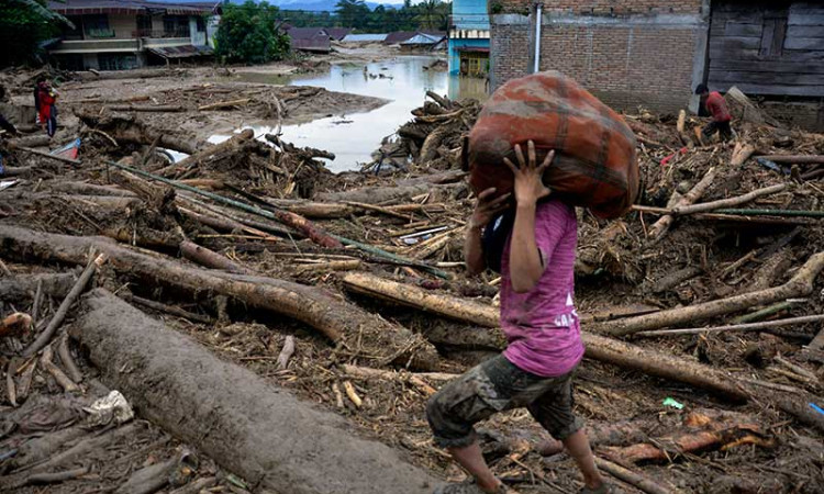 Ratusan Rumah Hilang Tersapu Banjir Bandang Luwu Utara