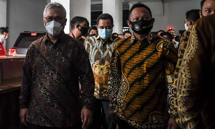 Ketua KPU Arief Budiman Bertemu Mendagri Tito Karnavian Bahas Pelaksanaan Pilkada Serentak 2020