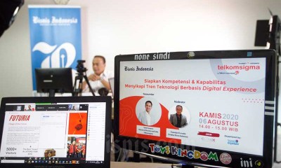 Bisnis Indonesia Bersama Telkomsigma Gelar Webinar Menyikapi Tren Teknologi Berbasis Digital Experience