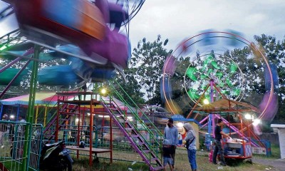 Wahana Hiburan Pasar Malam Mulai Beroperasi Kembali di Tengah Pandemi