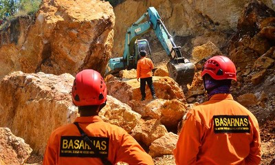 Tebing Longsor di Lokasi Penambangan Batu Telan Tiga Korban Jiwa