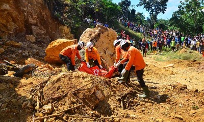 Tebing Longsor di Lokasi Penambangan Batu Telan Tiga Korban Jiwa