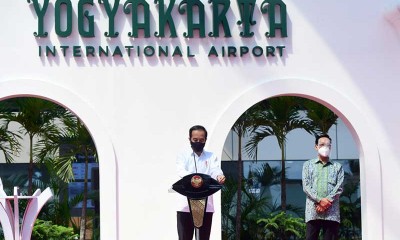 Presiden Joko Widodo Meresmikan Yogyakarta International Airport