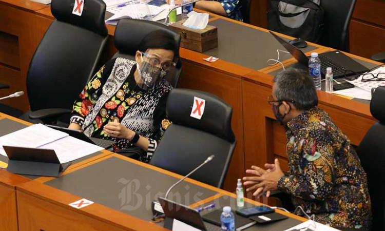 Menkeu Sri Mulyani Raker Dengan Banggar Bahas Pengesahan Hasil Panja RUU P2 APBNT2019