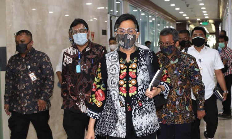 Menkeu Sri Mulyani Raker Dengan Banggar Bahas Pengesahan Hasil Panja RUU P2 APBNT2019