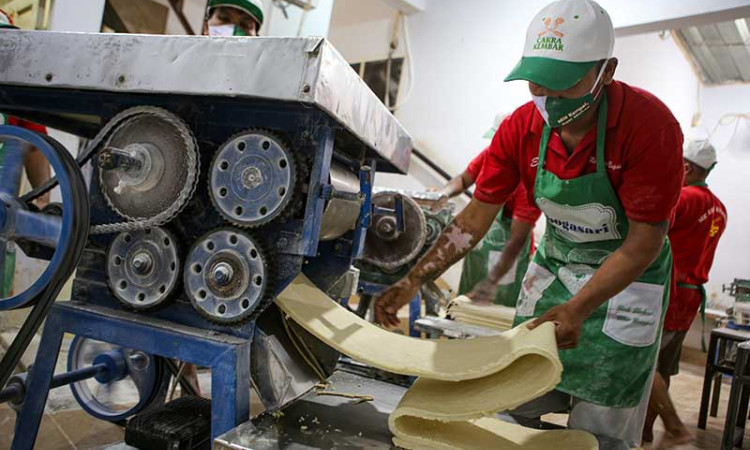 Industri Mie Rumahan Mengalami Penurunan Produksi Akibat Pandemi Covid-19