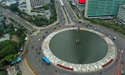 PSBB Total Diberlakukan, Sejumlah Jalan Protokol di DKI Jakarta Lenggang