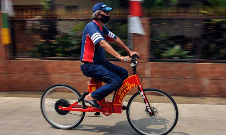 Sepeda Listrik Buatan Warga Bekasi Dijual Dengan Harga Rp10 Juta