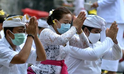 Umat Hindu Rayakan Hari Raya Galungan di Tengah Pandemi Covid-19