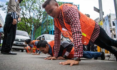 Pendisiplinan Protokol Kesehatan, Satgas Gabungan Gelar Razia Masker di Jalan Protokol Palembang
